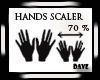 Hands Scaler 70 % female