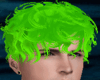 Green Hair Rolled