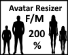 200% Avatar Scaler F/M