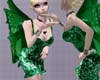 *E* green fairy wings