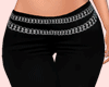 E* Black Pants + Belt RL