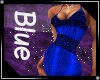 blue christmas gown