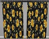 Sunflower lights curtain