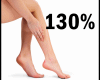 C► Legs 130%
