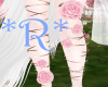 *R* Pink leg roses
