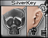 § Skull Black Earrings