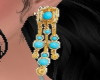 Turquiose long earrings