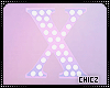 Cz!Wall Letter X