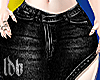RLL Black Jean Skirt
