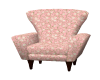 Basic Pink Floral Chair