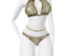 [ELK] GOLD FRINGE BIKINI