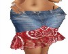 DENIM/RED PASLEY