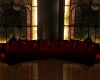 Dark Gothic Red Sofa