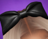 Double Trouble Bow BLK