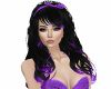 Black Purple Tip Banim