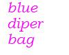 blue juicy diaper bag