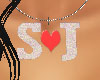 SJ love necklace