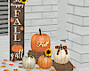 Fall Sign w Pumpkins