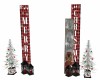 Red Truck Porch Decor