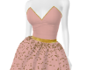 rose  gold  gown