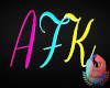 AFK Pan Colored Headsign