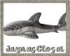 Kids Grey Plush Shark
