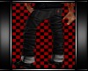 501 Black cuffed Jeans