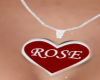 SILVER&RED NAME ROSE