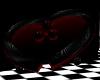 -S- Black/red Heart Tbl