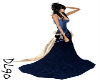 DL90 Blue&Cream Dress