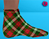 Christmas Socks Plaid M