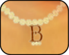 [KK] B Pearl Necklace