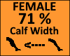 Calf Scaler 71% Female