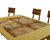pirate map table+chairs