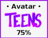 "Sizer Teen Avatar