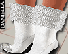 Boot Basic BK/White Fur