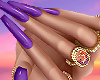 💜 Sunset Purple Nails