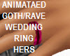 GOTH/RAVE WEDDING RING 
