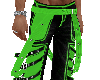 green rave pants