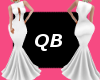Q~Siren Dress White Bm