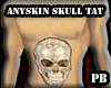{PB}Anyskin Skull Tattoo