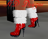 Red Santa Boots