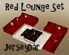 Red Lounge Set