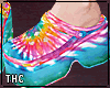   tiedye crocs