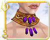 Crystal Collar - Purple