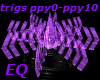 EQ pink/purple pyramid