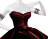 victorian bordeaux gown
