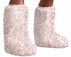 Pink fur Snow Boots