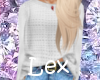 Lex~ White Sweater