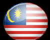 Malaysia Button Sticker